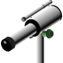 download Telescope clipart image with 90 hue color