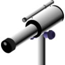 download Telescope clipart image with 225 hue color