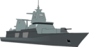 German Bundeswehr Frigate