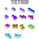 download 3d Tetris Blocks clipart image with 225 hue color