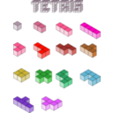 download 3d Tetris Blocks clipart image with 315 hue color