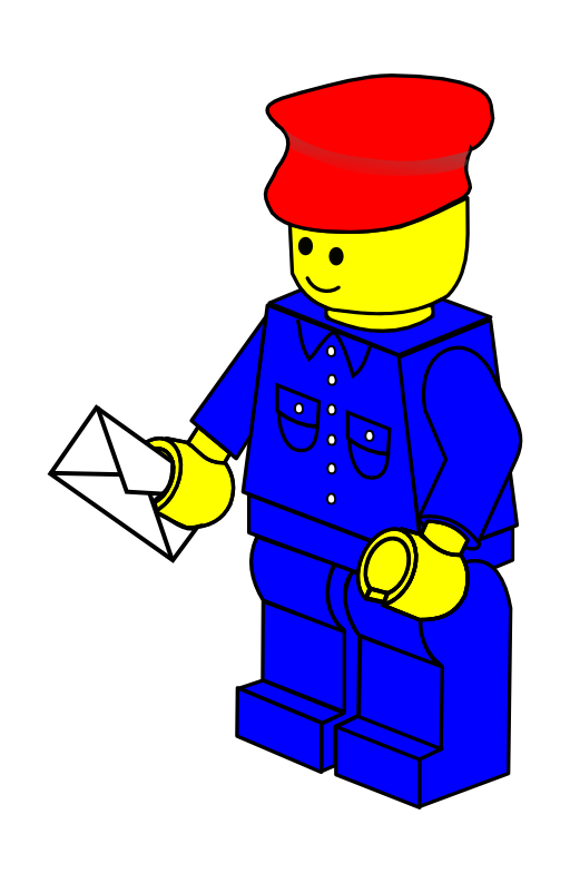 Lego Town Postman