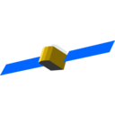 download Satellite clipart image with 0 hue color