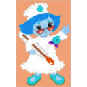 download Nurse clipart image with 180 hue color