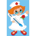 download Nurse clipart image with 0 hue color