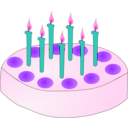 download Cake clipart image with 270 hue color