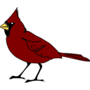 download Cardinal clipart image with 0 hue color