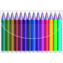 download Colouring Pencils clipart image with 225 hue color
