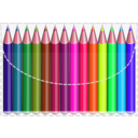 download Colouring Pencils clipart image with 315 hue color