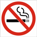 download No Smoking Sign clipart image with 0 hue color
