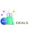 download Shopping Deals clipart image with 225 hue color