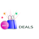 download Shopping Deals clipart image with 315 hue color