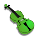 download Violin clipart image with 90 hue color