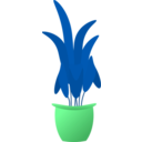 download Plant In Pot clipart image with 90 hue color