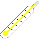 download Thermometer Cold clipart image with 180 hue color