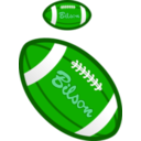 download Football clipart image with 90 hue color