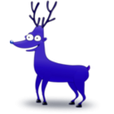 download Deer clipart image with 225 hue color