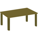 download Wooden Table clipart image with 0 hue color