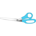 download Scissors Closed clipart image with 180 hue color