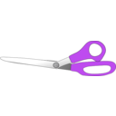 download Scissors Closed clipart image with 270 hue color
