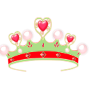 download Princess Crown clipart image with 45 hue color