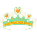 download Princess Crown clipart image with 90 hue color