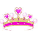 download Princess Crown clipart image with 0 hue color