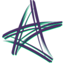 download Artistic Star clipart image with 270 hue color