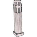 download Coit Tower From Above clipart image with 315 hue color