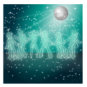 download Disco Dancers Remix 1 clipart image with 315 hue color