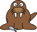 Cartoon Walrus
