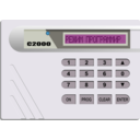 download Alarm System S2000 On clipart image with 225 hue color