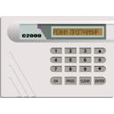 download Alarm System S2000 On clipart image with 315 hue color