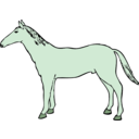 download Horse clipart image with 90 hue color