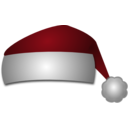 download Santas Hat clipart image with 0 hue color