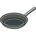 download Tango Style Frying Pan clipart image with 0 hue color