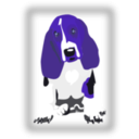 download Dog With Javascript For Scaling clipart image with 225 hue color