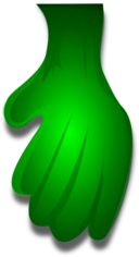 Green Monster Hand 1