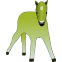 download Foal clipart image with 45 hue color