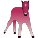download Foal clipart image with 315 hue color