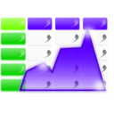 download Area Graph clipart image with 45 hue color