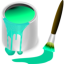 download Color Bucket Green clipart image with 45 hue color