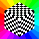 download 3d Chessboard 8 Squares clipart image with 45 hue color