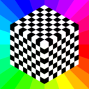 download 3d Chessboard 8 Squares clipart image with 225 hue color