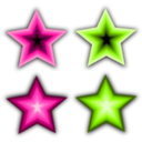 download Stars Simple clipart image with 90 hue color