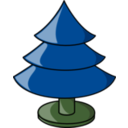 download Christmas Tree Plain clipart image with 90 hue color