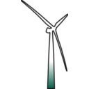download Wind Turbine 2 clipart image with 45 hue color