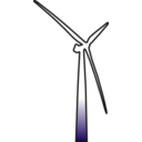 download Wind Turbine 2 clipart image with 135 hue color