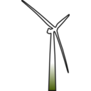 download Wind Turbine 2 clipart image with 315 hue color