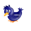 download New Bird clipart image with 0 hue color